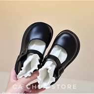 QC patent leather lolita shoes for children
