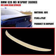 BMW G20 M3 M SPORT 3SERIES 4 DOOR M3 LOOK REAR SPOILER TRUNK SPOILER BOOT MATERIAL ABS