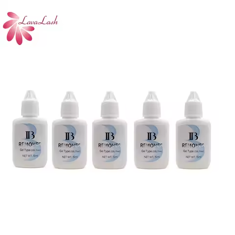 5 Bottles I Beauty IB Clear Gel Remover GBL FREE For Eyelash Extensions Glue from Korea 15ml Lash Fa