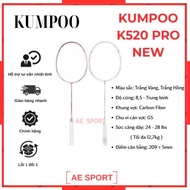 Genuine, quality Kumpoo K520pro racket white, pink, white and yellow