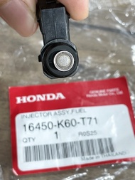 (Click 125 i  CT125) หัวฉีดน้ำมันเชื้อเพลิง 6รูj ตัวเล็ก / S.4 แท้ (16450-K35-V01) / (16450-K60-T71)