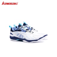 Kawasaki Badminton Shoes Honor Series K1B30-B3326 White/Blue Court Shoes