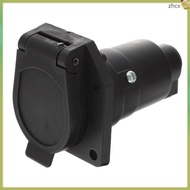 12V 7 Pin Round Trailer Plug 7 Way Socket Adapter Wiring Connector for  zhihuicx