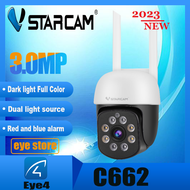 Vstarcam CS662 / C662 ความละเอียด 3MP(1296P) กล้องวงจรปิดไร้สาย Outdoor กล้องนอกบ้าน ภาพสี มีAI+ คน