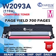 Compatible 119A W2090A W2091A W2092A W2093A Compatible Toner for HP 150a 150w 150nw MFP M178nw 178nw