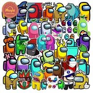 MUYA 50pcs Among Us Stickers for Kids Cartoon Stickers Waterproof Graffiti Stickers
