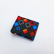 TLC - Folding Wallet - Men's Wallet Small Thin CanvasWanita with DL8 Pattern
