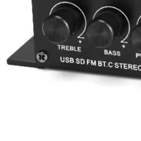 AK-370 Bluetooth-compatible Amplifier 2.0 Channel Home Theater Amplifier Mini HIFI Digital Audio Amp