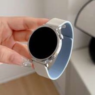 18มม. 20มม. 22มม. สายแม่เหล็กซิลิโคนลายหนังเท็กซ์เจอร์ - เข้ากันได้กับ Samsung Galaxy Watch 6 5 4 40