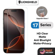 LionShield iPhone 17 Pro Max / 17 Pro / 17 / 17 Air Screen Protector Tempered Glass