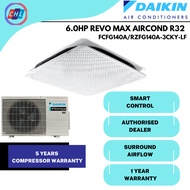 DAIKIN 6.0HP PREMIUM CASSETTE REVO MAX [INVERTER] FCFG140A/RZFG140A-3CKY-LF (READY STOCK)-DAIKIN WARRANTY MALAYSIA