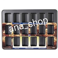 Wilton Mega Mini Loaf Pan 18cav-9.5 x 6.3 x 4cm