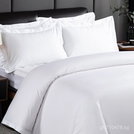 Hotel Bedding Set Cotton Pure White Cotton Bedding Four-Piece Set Bed Sheet Hotel Duvet Cover Five-S