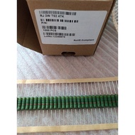 100 pcs resistor 2 watt 47K copper leg bundle R 2W 47 k ROLL