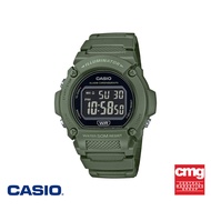 CASIO นาฬิกาข้อมือ CASIO รุ่น W-219HC-3BVDF วัสดุเรซิ่น สีเขียว