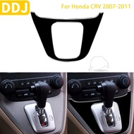 For Honda CRV 2007 2008 2009 2010 2011 Accessories Car Plastic Black Interior Gear Panel Trim Sticke