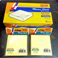 Joyko memo stick MMS-654P soft color 76x76mm pad 100lbs