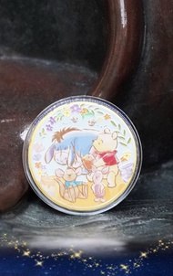 迪士尼紀念幣春季新品小熊維尼豬仔disney winnie the pooh