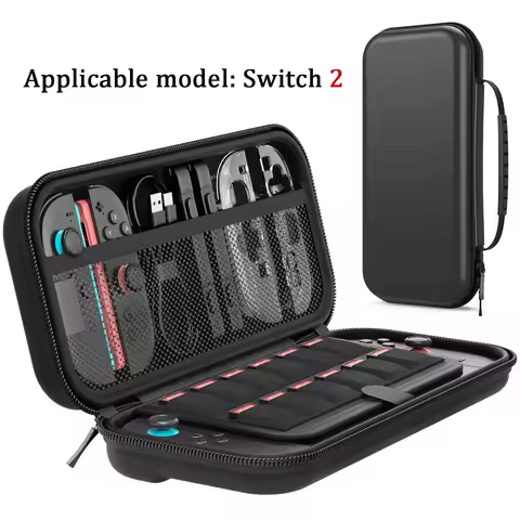 For Switch 2 Case, Portable Switch 2 Travel Case, with Large Storage Space, Adopts Eva Material, Dur