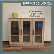 3 Doors Side Cabinet-Almari Dapur-Kitchen Cabinet-Cabinet Dapur-Almari Kabinet Dapur-Storage Cabinet