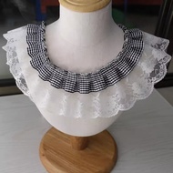 Polyester Pleated Ruffle Fabric - Ideal for Sewing & Crafts | 1 Yard x 9cm Width | Ready to Ship