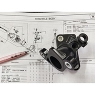 * HONDA DASH125 / W125-FI / FUTURE-FI / WAVE125-FI THROTTLE BODY INTAKE PIPE