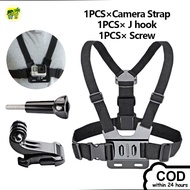 Action Camera Chest Strap Mount Belt for Gopro hero 9 8 7 6 5 4 Xiaomi Yi 4K DJI OSMO Insta 360 Came