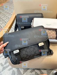 COACH蔻馳奥萊CT716 CT753 CU110男士經典標志老93手袋 斜孭袋 禮物 bag