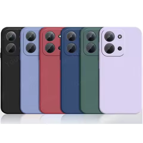 For Poco C85 Case For Xiaomi Poco C85 Cover Fundas Coque Shell Original Liquid Silicone Soft TPU Pho