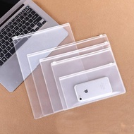 4 Size Transparent Zipper File Bags A4/B5/A5/A6 Size Waterproof Pouch File Bags Document Bag Storage