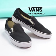 vans street Shoes/Vans slip on black street shoes/vans Men’s and women’s black sneaker