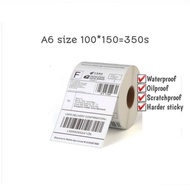 A6 Thermal label 100mm*150mm 350PCS