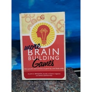 MORE BRAIN BUILDING GAMES USED BOOK