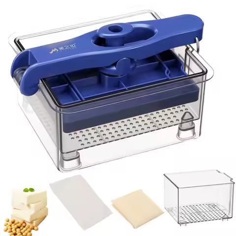 Tofu Press Mould with Adjustable Pressure Cheese Making Molds Food Grade Plastic Homemade Tofu Maker