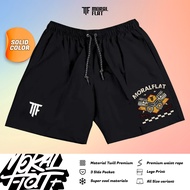 Moral Flat Official Black Boardshort - Celana Pendek - MDS - Riders