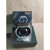 IBRIGHT IB 9 PRO BLUE LENS 2.5 INCH Lampu LED Motor Spotlight Motorcycle