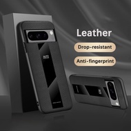 Casing for Google Pixel 8 Pro 5G Pixel8Pro GC3VE G1MNW Phone Case Leather Acrylic Carbon Fiber Soft 