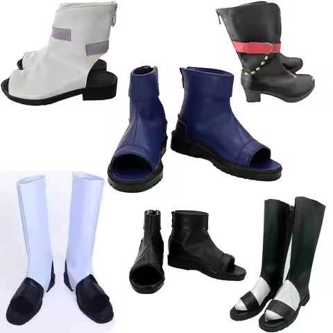 Anime Ninja Hyuga Uchiha Shoes Hinata Cosplay Uzumakii Boots All roles Custom made