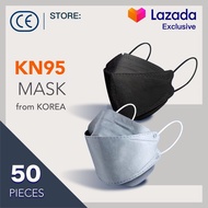 【Ready Stock】MASK 100Pcs KN95 Reusable Washable KF94 Face Masker KN95 Reusable Mask Washable N95 Face mask Kn95 mask KF94 MaSk Non-woven Disposable 50pcs Filter Unisex Single Facial