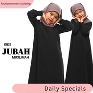 Muslim women's clothing ♛muslimah jubah Perempuan budak front zip plus size como crepe♢