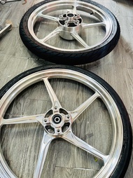 mâm CNC 5 cây xéo gắn cho ex 135 150