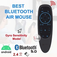 G10S PRO Bluetooth 5.0 and 2.4 Ghz Gyro Sensitivity Air Mouse Remote Controller for Android Smart TV