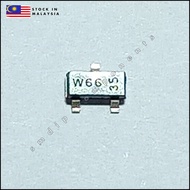 BZX84-B10, W66, 10V 25mW, SOT 23