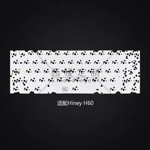 Wired Hiney H60 hotswap/solderable PCB VIA remap multiple layouts mechanical keyboard tofu60 gh60