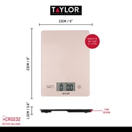 Taylor USA Pro Digital Cooking Scales With Touchless Tare - Rose Gold (5kg/11lbs) เครื่องชั่งดิจิตอล