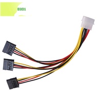 B3D1 Connectors SATA ATA To 3 Serial Extension Cable Extension Adapter Cable Adapter Power Splitter