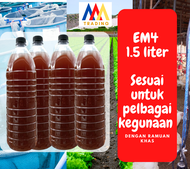 1.5 LITER EM 4 EFFECTIVE MICROORGANISMS/EM4 PENTERNAKAN/EM 4 PERIKANAN/EM4 PERTANIAN EM 4 KOMPOS