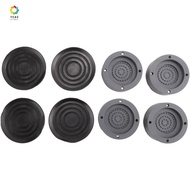 4 Pcs/Set Anti-Vibration Pads Rubber Noise Reduction Vibration Anti-Walk Foot Mount for Washer and Dryer Adjustable Height Washing Machine Mat (Gray)