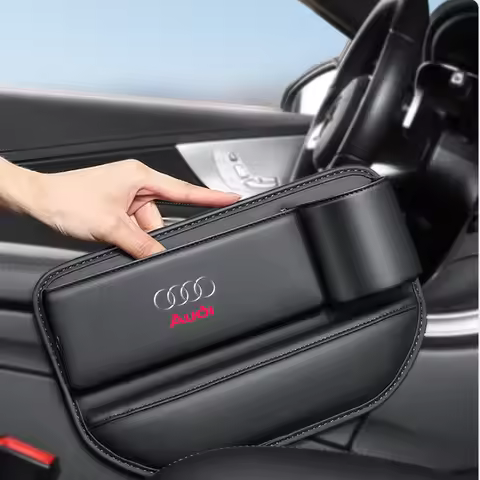 For Audi A3 A4 A5 A6 A7 A8 Q3 Q5 Q7 Q8 RS4 RS5 S3 S4 S5 TT Car Seat Crevice Storage Box Seat Gap Slo