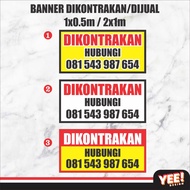 Banner ASSEMBLED/SOLD 1X0.5m/2x1m